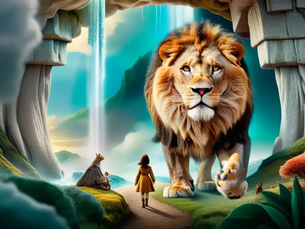 Descubre la adaptación de Narnia en películas y libros: ilustración y escena de la película comparadas