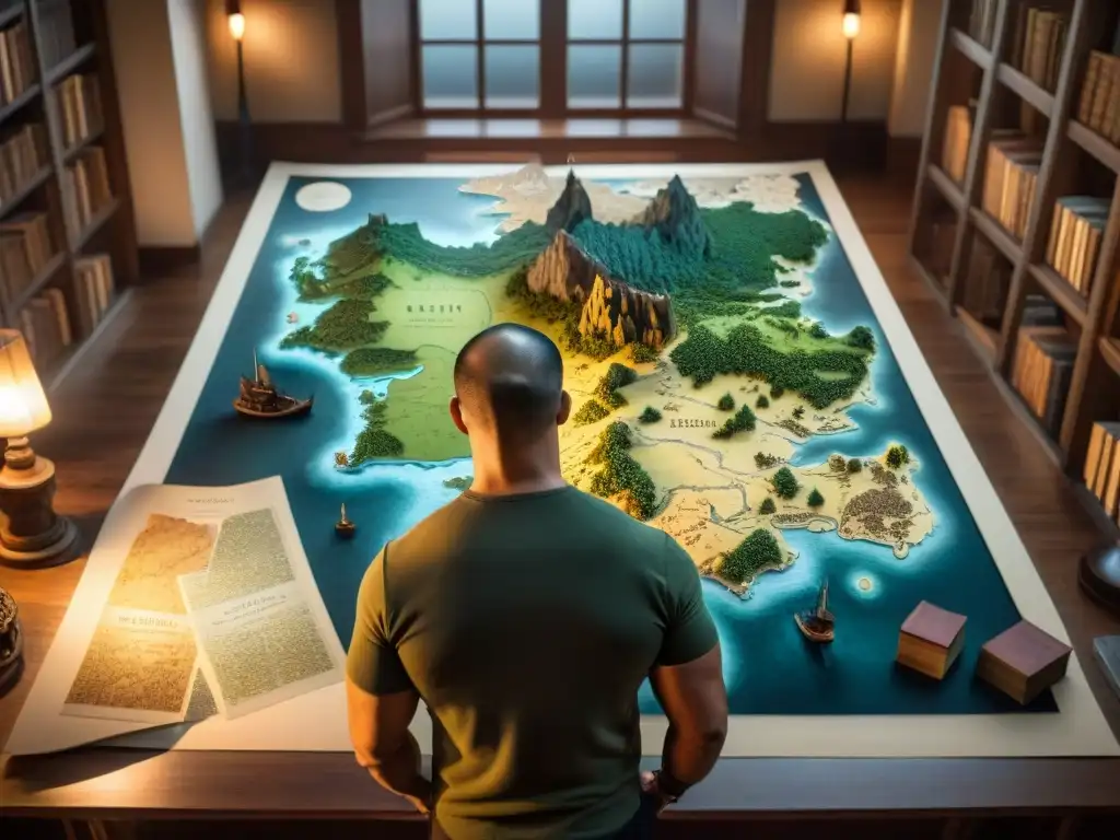 Artista crea mapa topográfico de Westeros de 'Game of Thrones' con técnicas ocultas mundos Game of Thrones