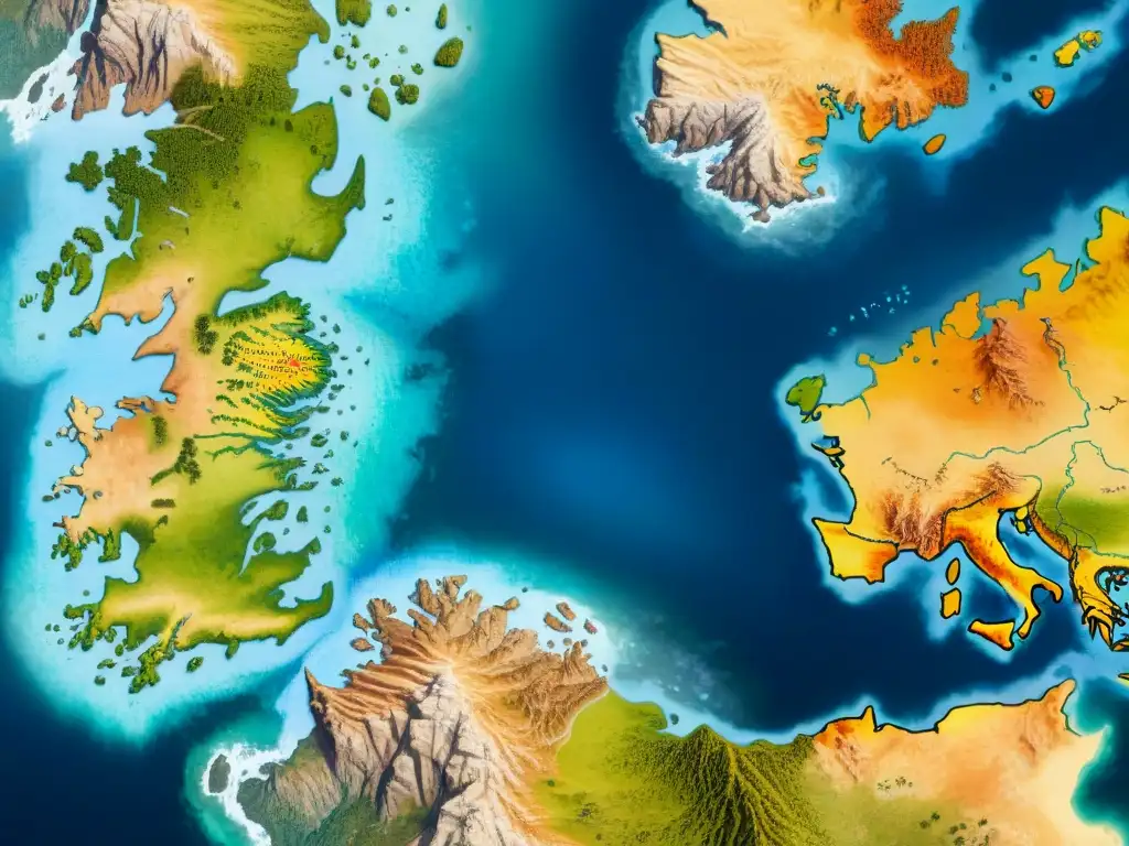 Descubre el asombroso análisis geográfico de Westeros frente a Europa y Asia, resaltando similitudes