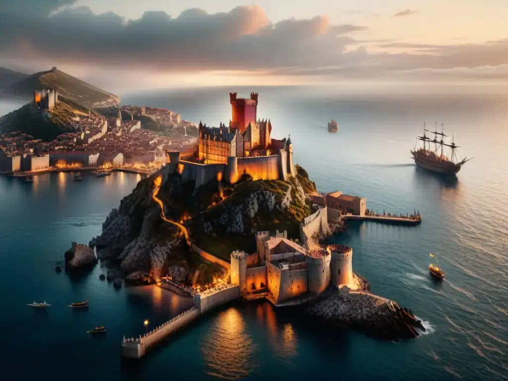 Atardecer en King's Landing: la ciudad de Juego de Tronos rebosante de recursos y riquezas