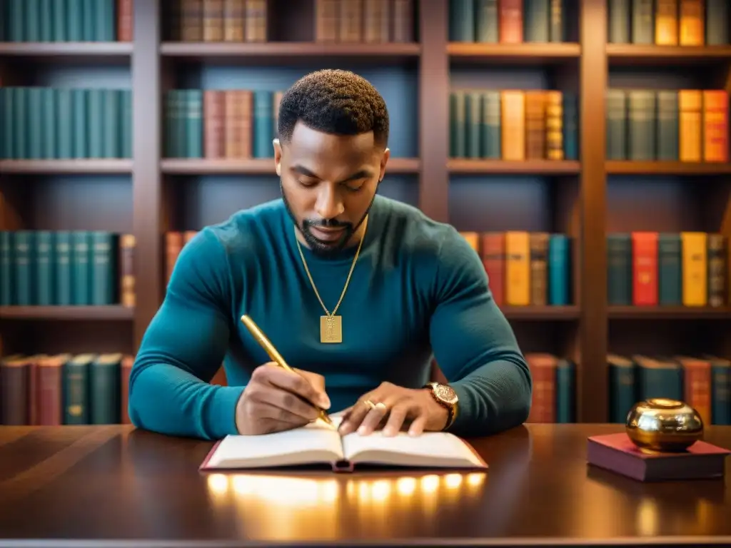 Autor renombrado firmando ediciones especiales en evento de convenciones