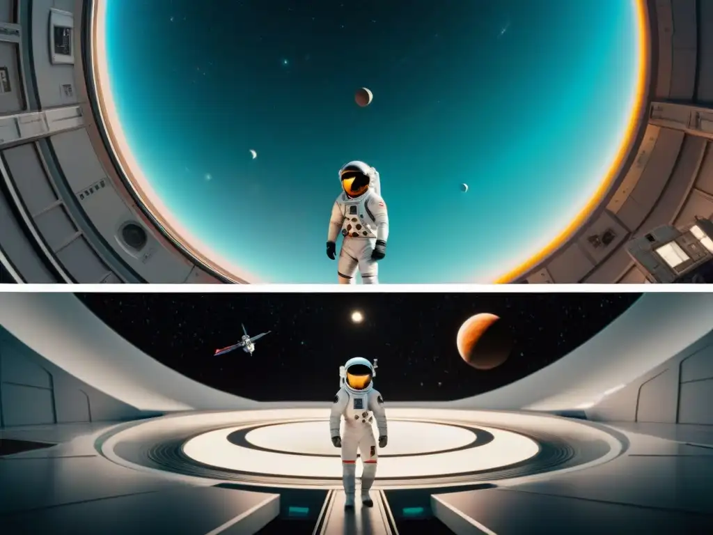 Comparativa visual de mundos ficticios en películas: giros icónicos en el espacio de 'Interstellar' y '2001: Una odisea del espacio