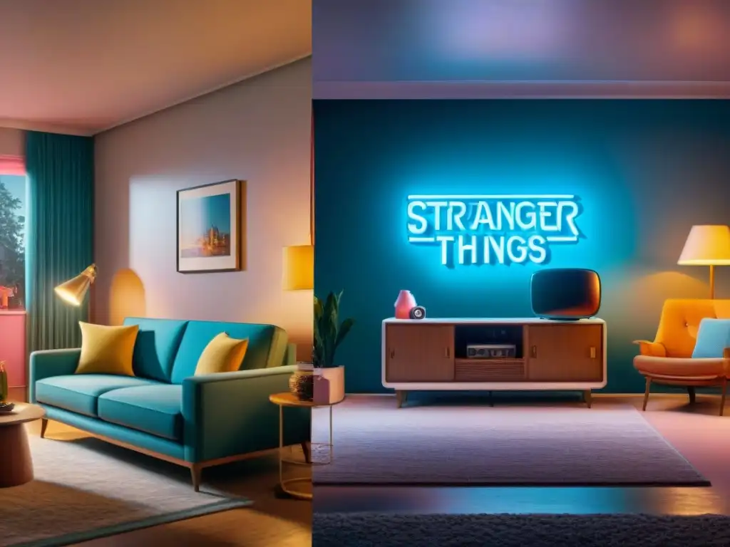 Contraste entre la nostalgia de los 80s en 'Stranger Things' y la evolución contemporánea del diseño y la tecnología