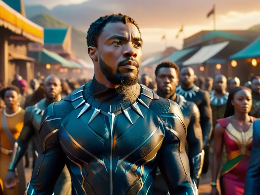 Representación de la cultura africana en Hollywood: Wakanda, ciudad vibrante donde tradición y tecnología se fusionan armoniosamente