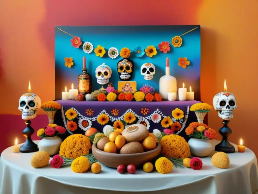 Comparación entre la cultura mexicana en 'Coco' y el arte folclórico tradicional: ofrendas detalladas y vibrantes