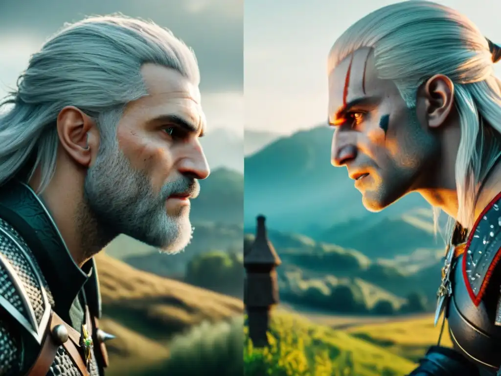 Comparación detallada de criatura mítica de The Witcher en videojuego y serie, destacando evolución y origen mitológico