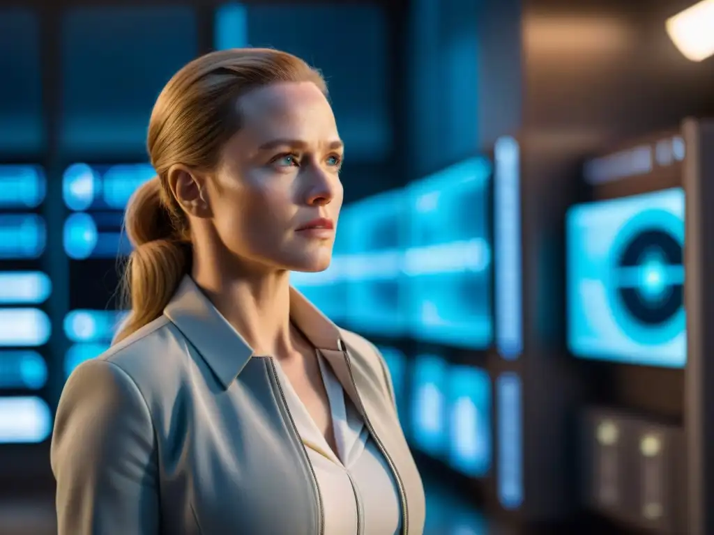 Dolores, protagonista de 'Westworld', en misterioso laboratorio con tecnología AI y secretos universo Westworld inteligencia artificial