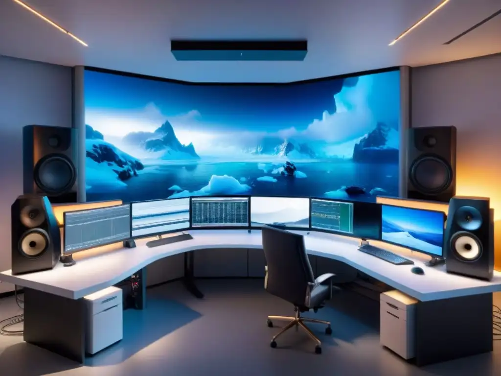 Equipo de audio sincroniza universos ficticios en películas en estudio para 'Frozen Planet'