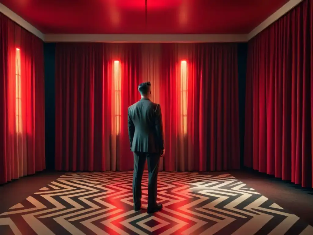 Escena misteriosa de la Sala Roja de 'Twin Peaks' con el Hombre del Otro Lado