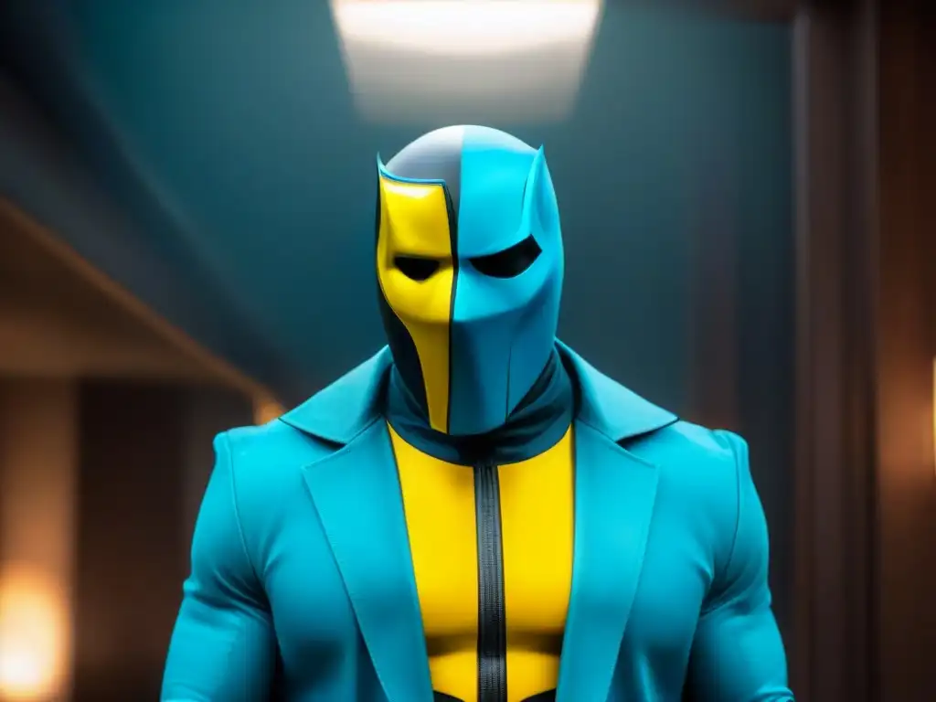 Interpretación evolutiva de Watchmen: página del cómic y escena de la serie HBO contrastadas con el icónico emblema