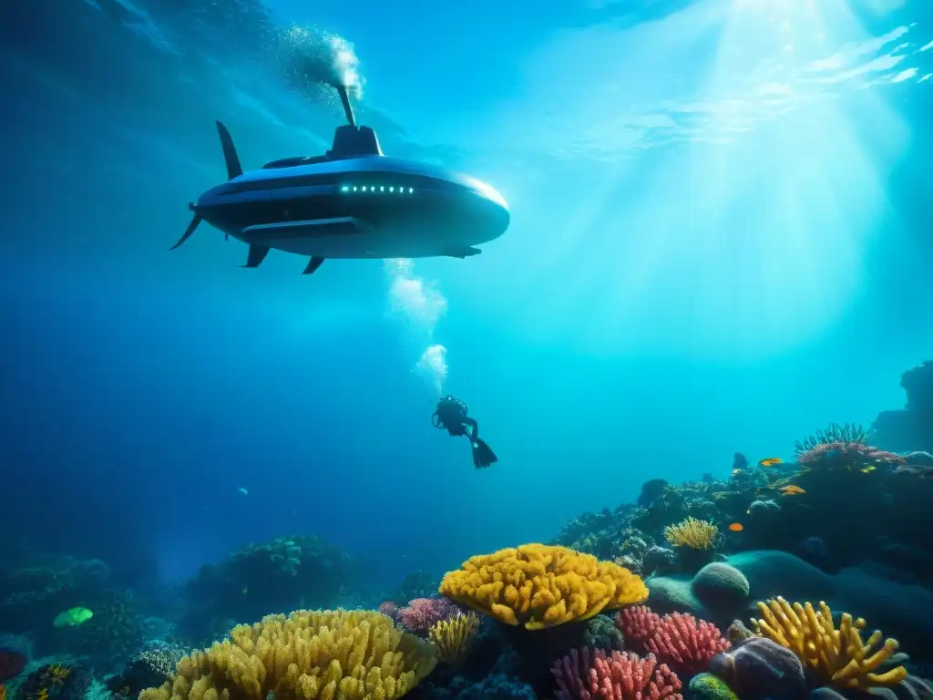 Exploración de utopías subacuáticas: un vibrante paraíso submarino en 'Subnautica', con arrecifes de coral y vida marina colorida