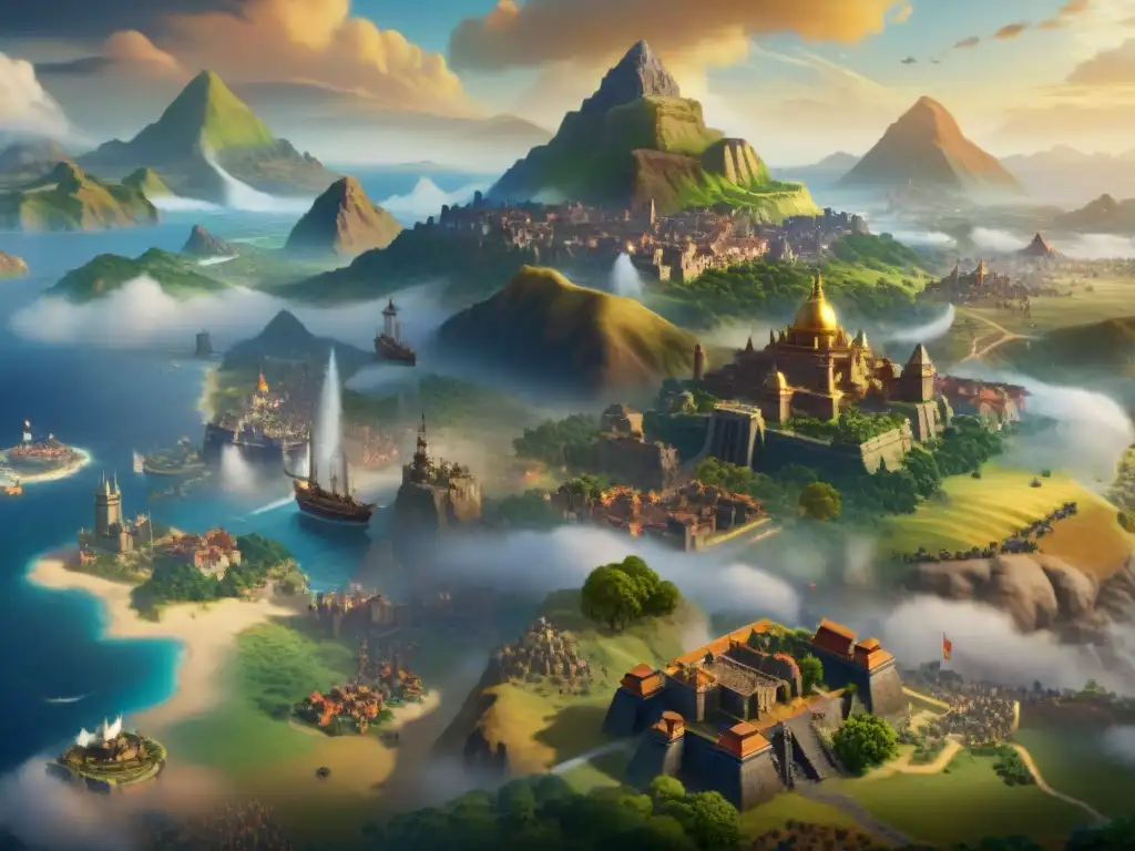 Descubre la grandeza de las culturas y estrategias en Civilization VI con esta imagen detallada en 8K