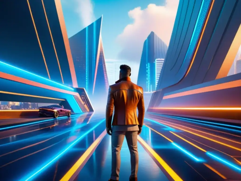 Impresionante arquitectura futurista en 'Fifth Element': rascacielos, autos voladores y luces de neón