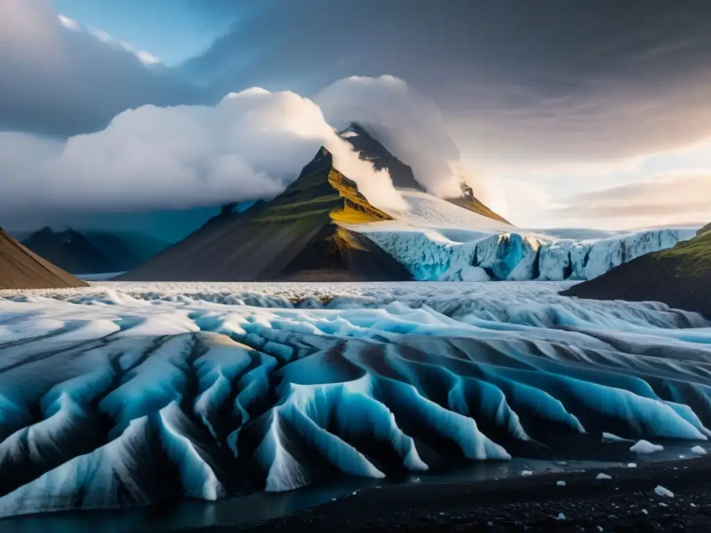 Impresionante glaciar Svínafellsjökull en Islandia: paisajes de Islandia en películas