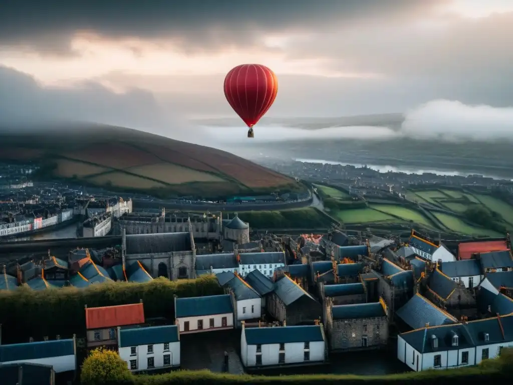 El inquietante globo rojo flota sobre el desolado pueblo de Derry, exploración profunda universo Derry ficticio