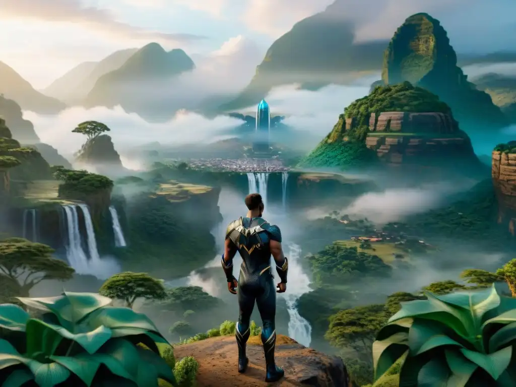 Descubre la inspiración geográfica de Wakanda, con su ciudad futurista, naturaleza exuberante y tecnología avanzada