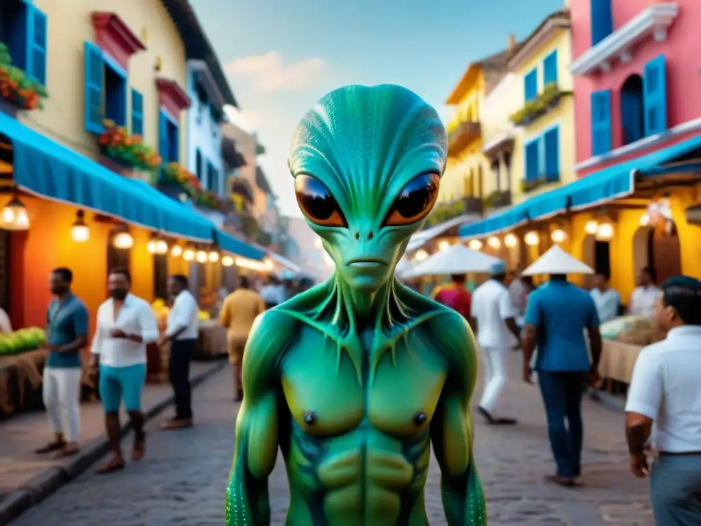 Inspiración lugares reales Marvel: Callejones vibrantes de Cartagena convertidos en mercado alienígena