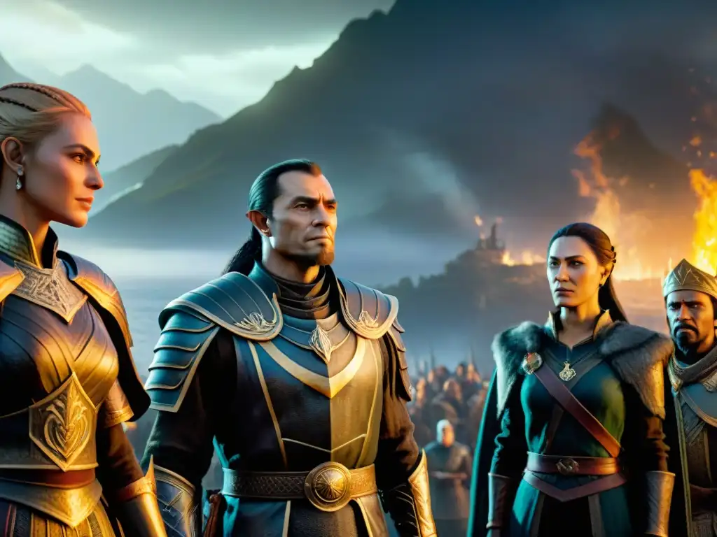 Intenso debate político entre líderes de las alianzas en The Elder Scrolls