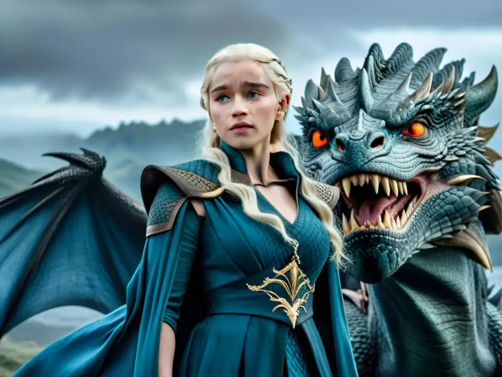 Comparación fidelidad Juego de Tronos: Daenerys y sus dragones, serie vs