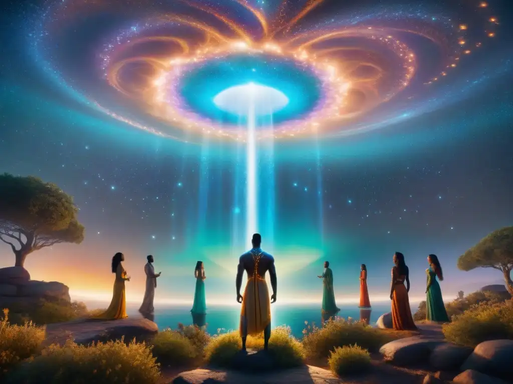 Un mágico ritual de comunicación entre humanos y seres en el plano astral