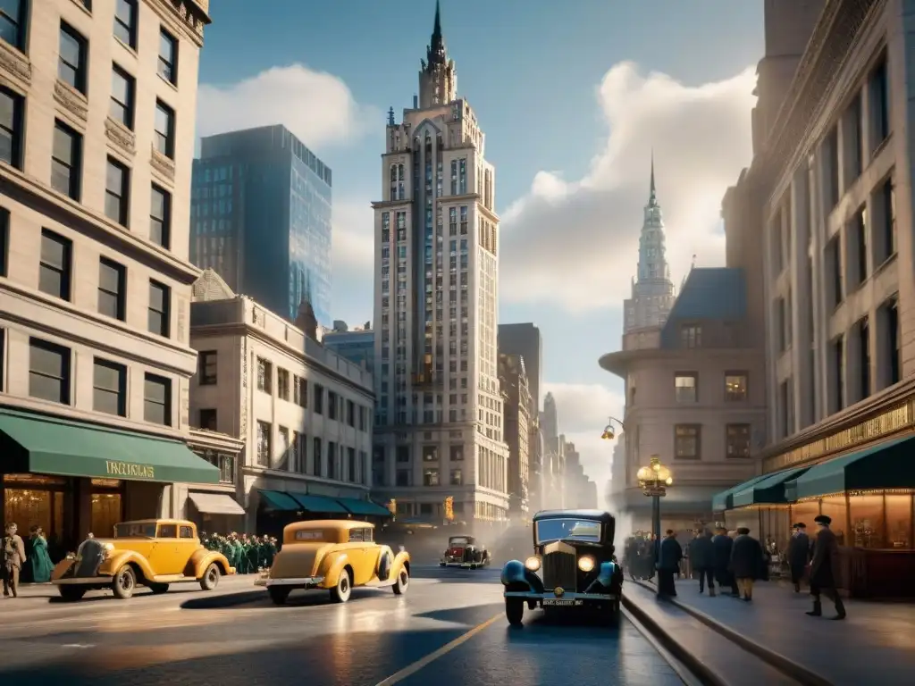 El Woolworth Building se yergue majestuoso sobre las bulliciosas calles de Nueva York, conjurando mitologías inspiradoras de Fantastic Beasts