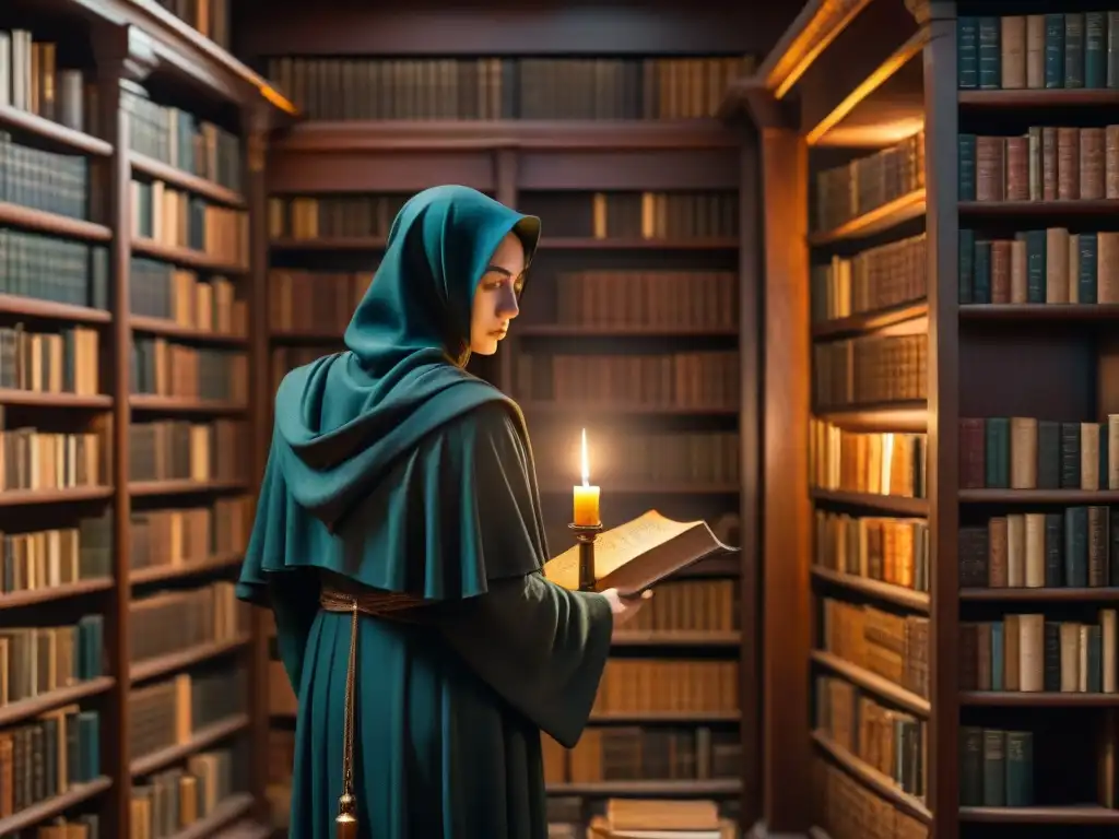 Un misterioso estudio iluminado por una vela, revela lenguajes ocultos en literatura oscura