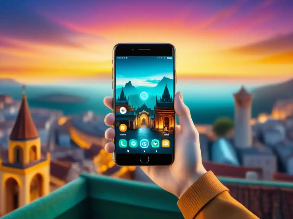 Explora la mitología con una app de realidad aumentada que muestra criaturas legendarias en la ciudad