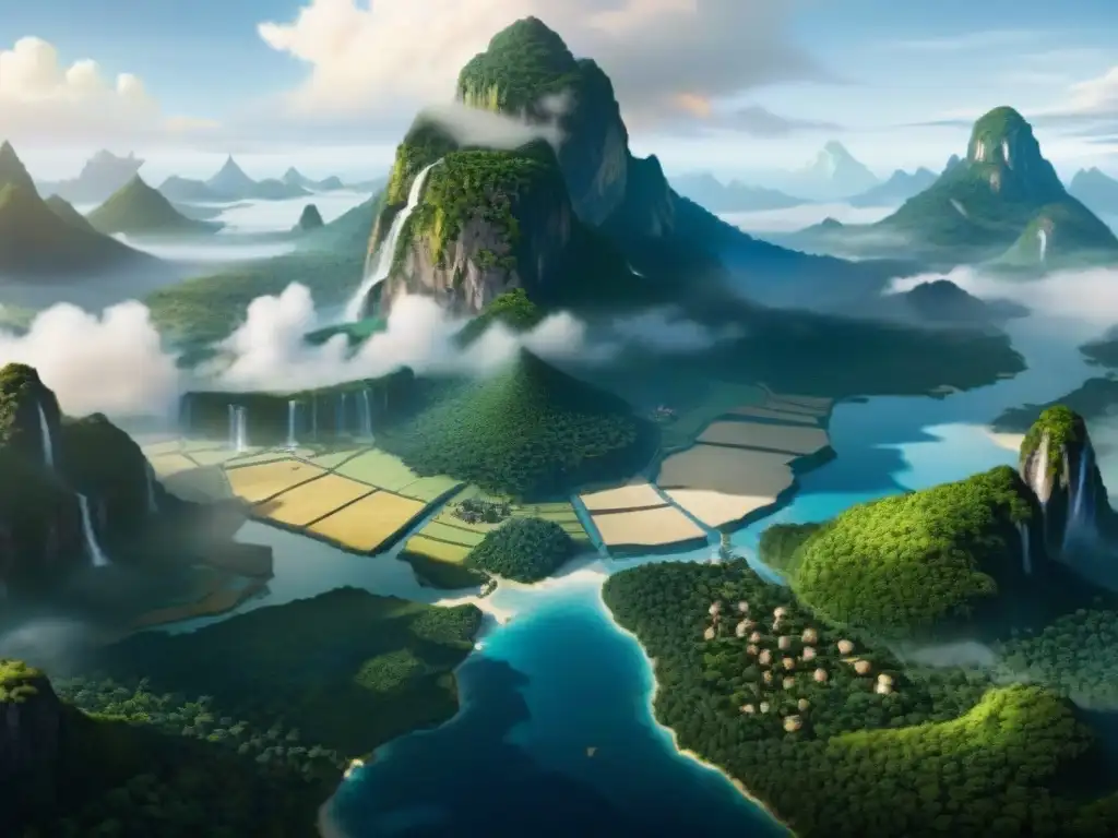 Paisajes y culturas de las naciones en 'Avatar', reflejando sistemas políticos