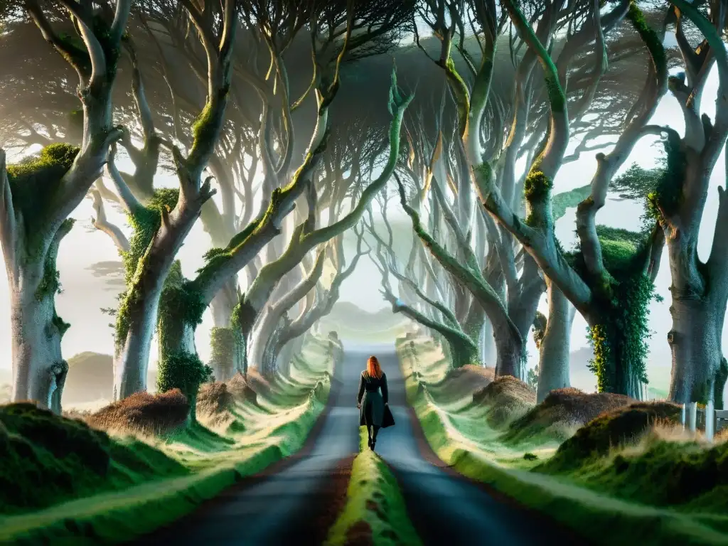 Un pasaje mágico por los famosos Dark Hedges en Irlanda del Norte, localizaciones de rodaje Juego de Tronos