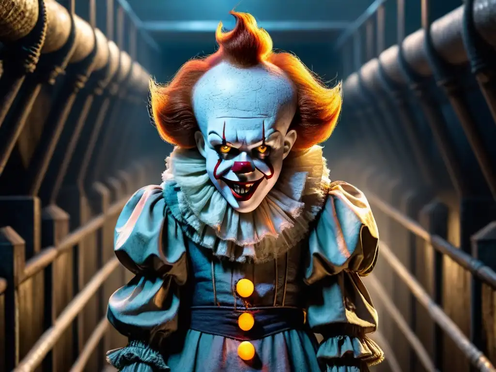 Pennywise, el payaso diabólico de 'It' en los desagües de Derry