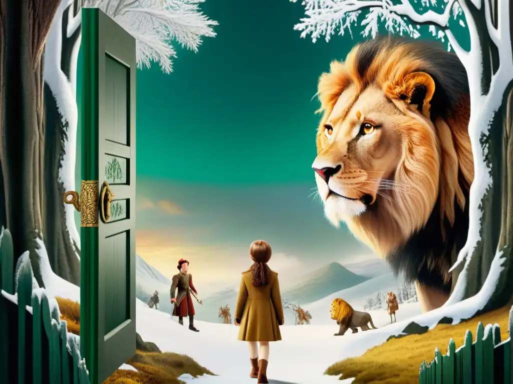 La adaptación de Narnia películas libros: El asombro de los niños al entrar al armario mágico contrasta con la evocadora prosa del libro