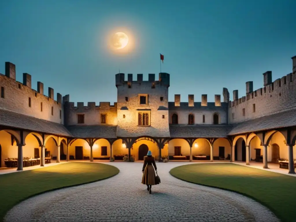 En la penumbra del castillo medieval, Tratados y traiciones en Paz Eterna se revelan bajo la luna llena