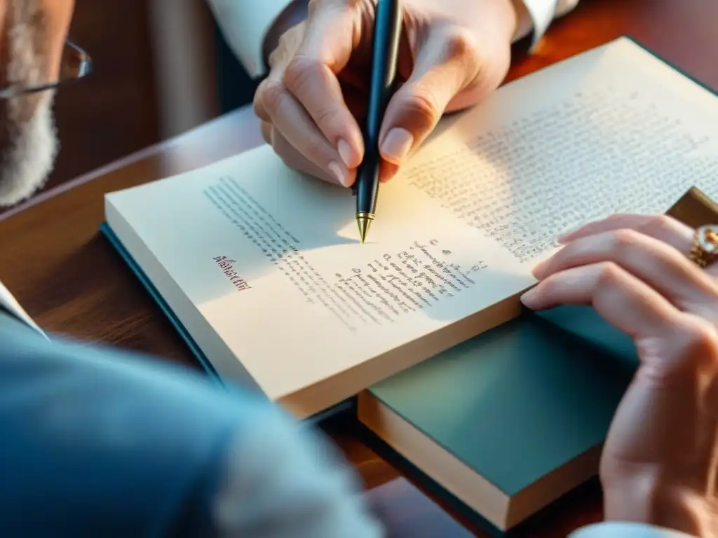 La pluma del autor firma con elegancia una edición especial, creando una obra literaria única