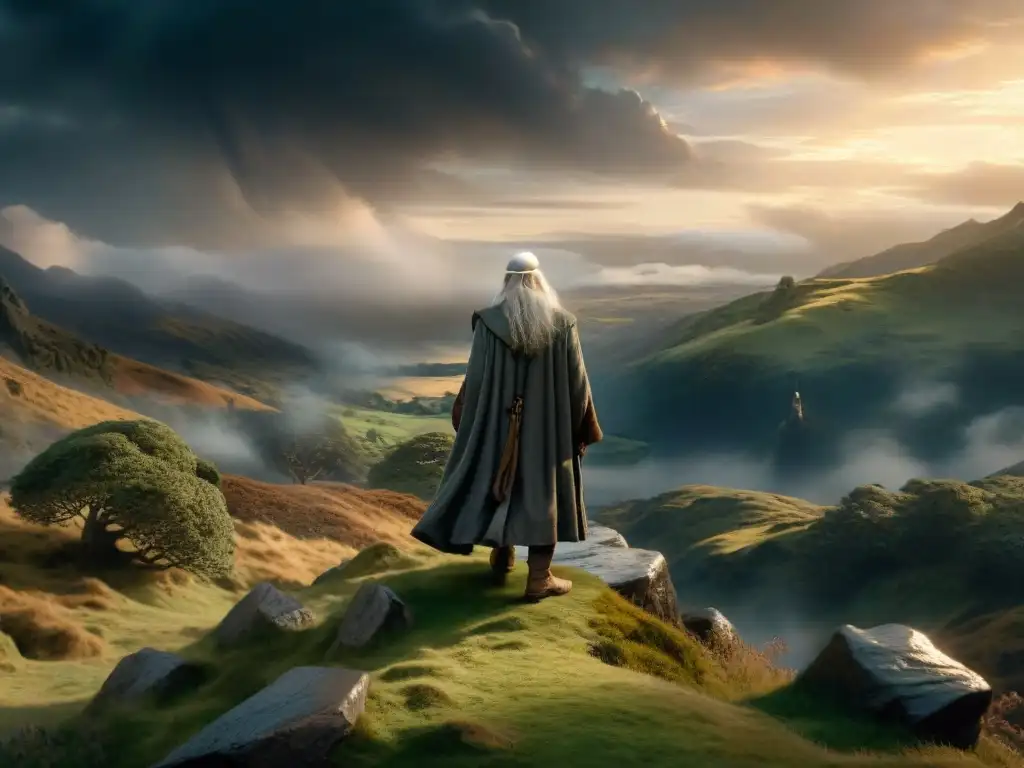 Gandalf, poderoso y enigmático, contempla el bosque en 'El Hobbit'