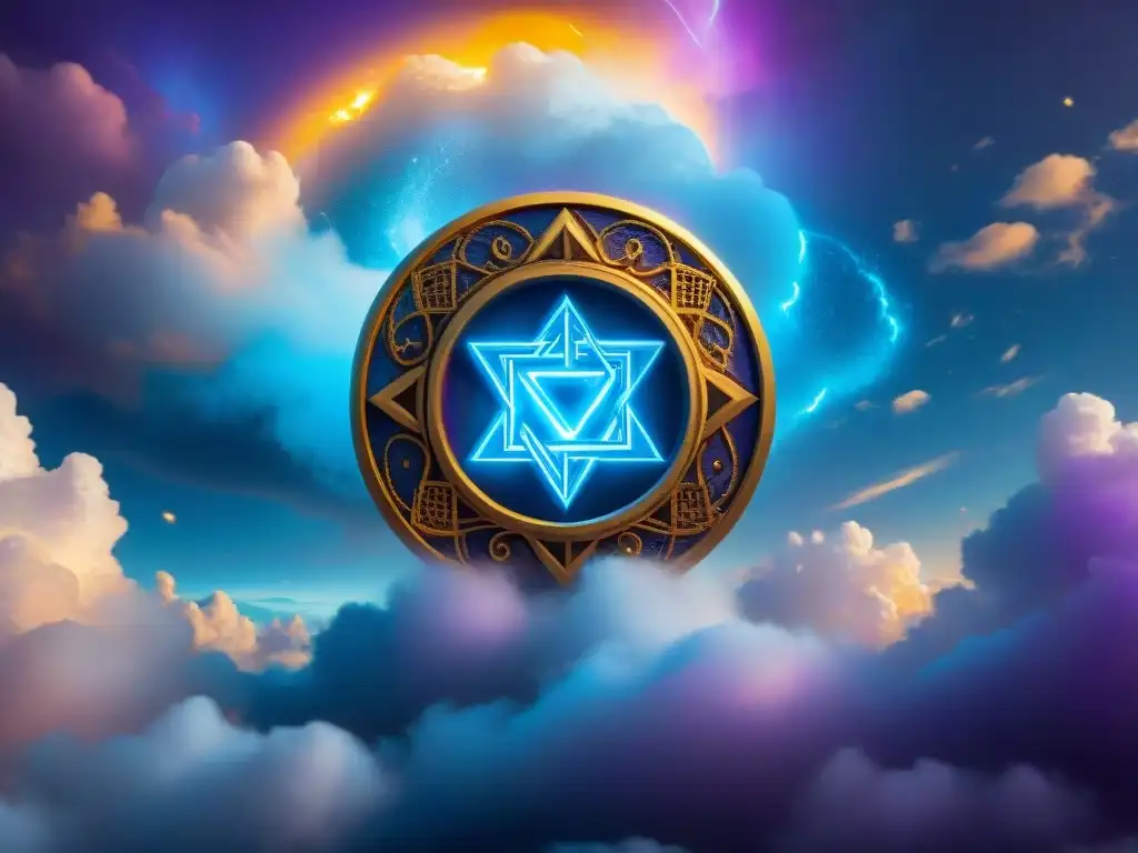 Portal cósmico de energía misteriosa y vibrante Portal misterioso entre dimensiones con energía y colores vibrantes