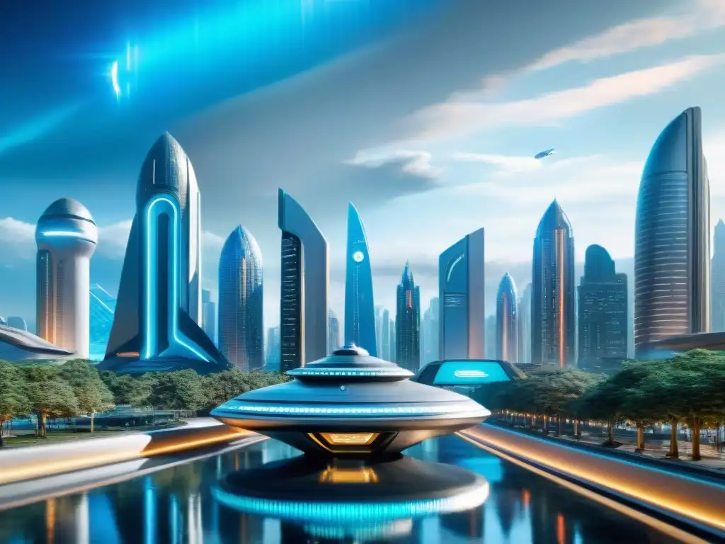 Descubre la próspera economía de Star Trek en una ciudad futurista llena de tecnología avanzada y arquitectura impresionante