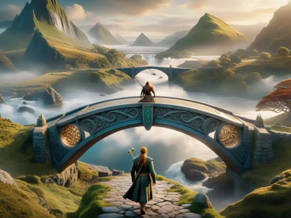 Puente mágico entrelazando mitología nórdica y 'El Hobbit'