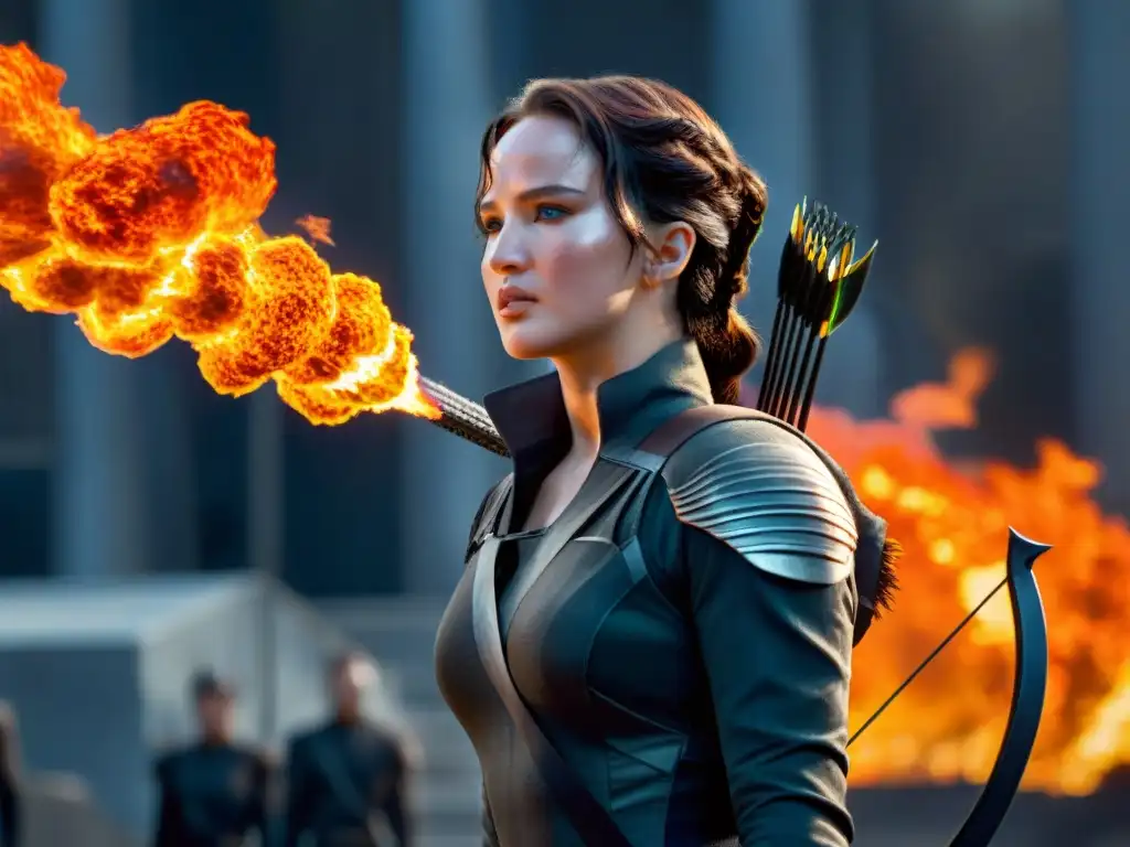 Katniss desafía la sociedad de Panem en una imagen intensa de los Juegos del Hambre