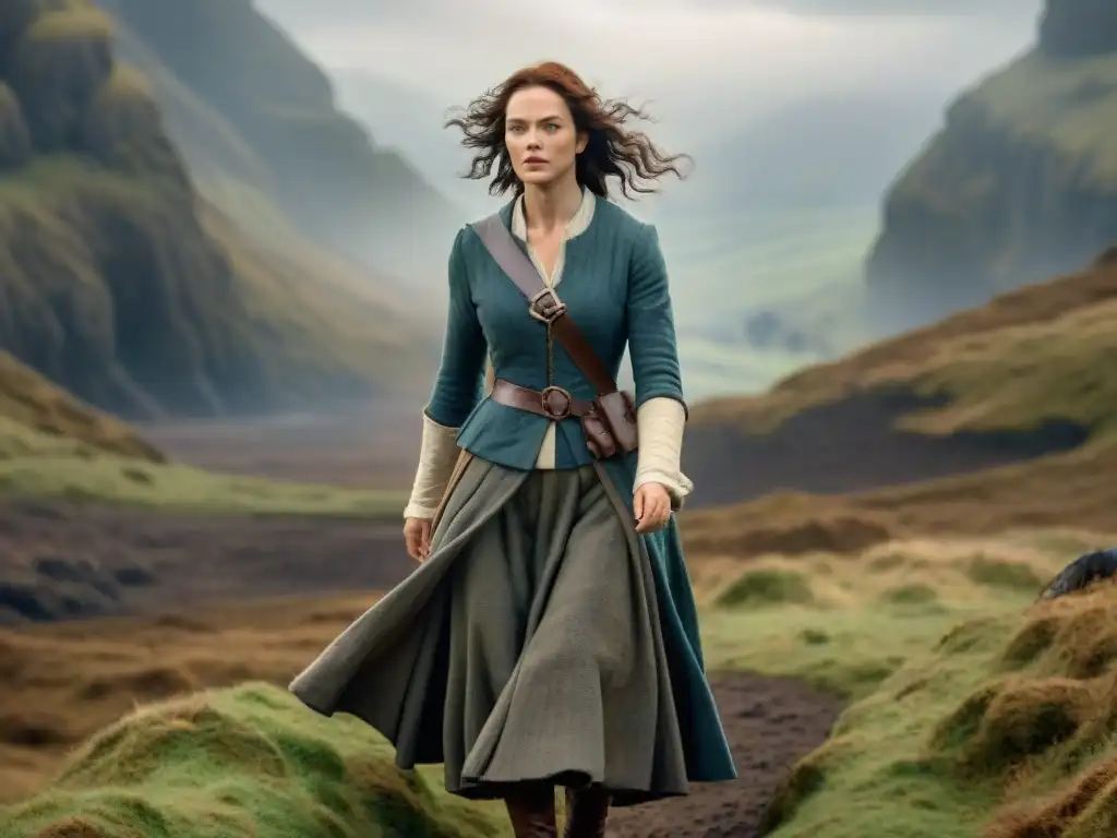 Viaja a través del equilibrio creativo en Outlander con esta imagen cinematográfica