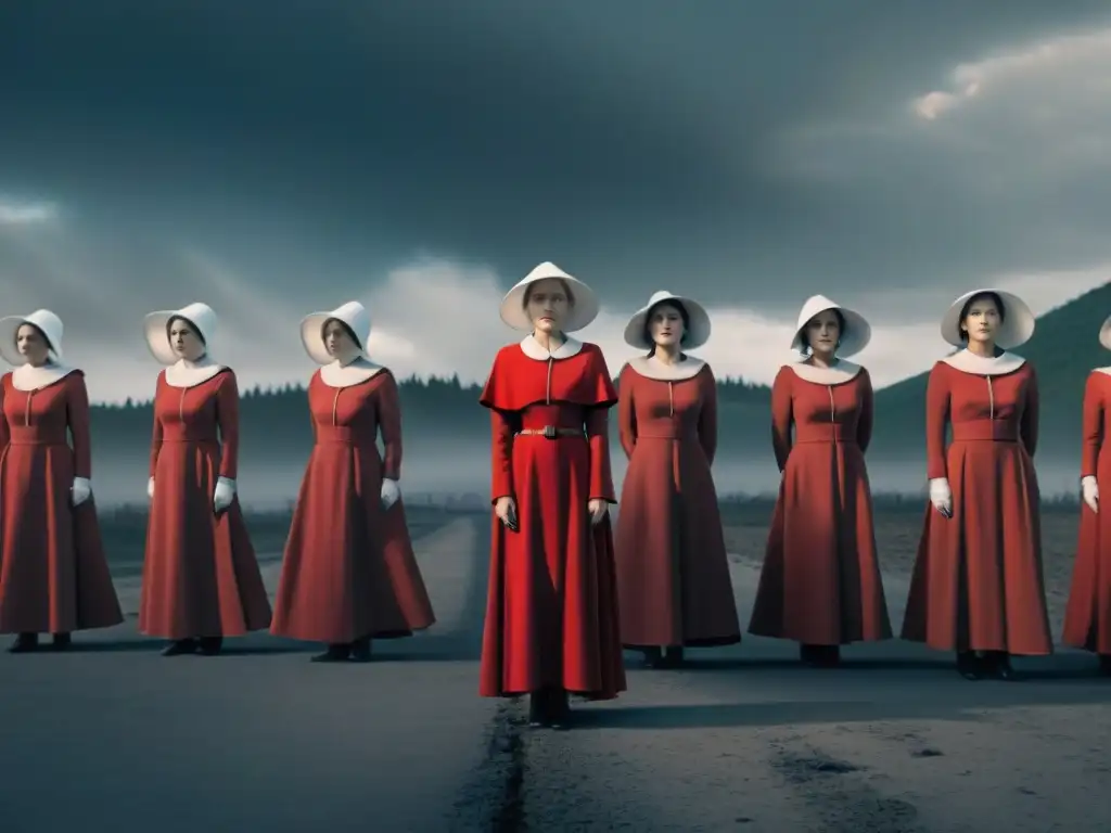 Unidas en resistencia: mujeres en atuendos rojos desafían la opresión en 'The Handmaid's Tale'