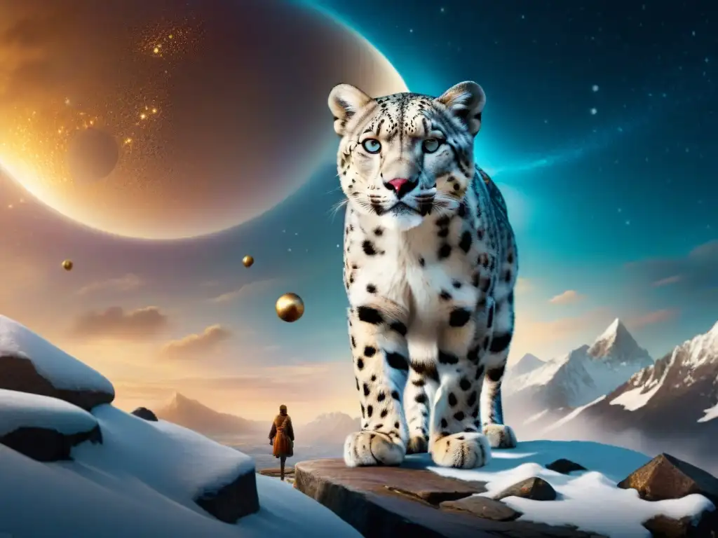 En un universo paralelo de 'His Dark Materials', una joven con un compás dorado y su leopardo de las nieves exploran bajo múltiples lunas, en medio de polvo cósmico