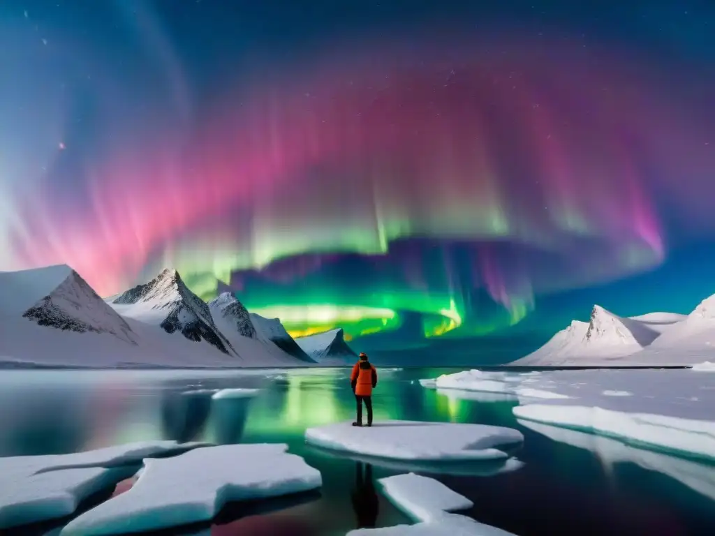 Universos ficticios en películas: Glaciares majestuosos, lagos congelados y auroras boreales en la noche estrellada del Ártico