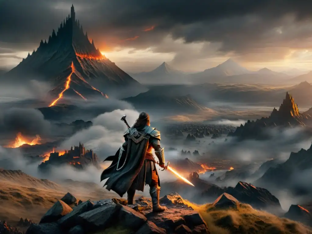 El valiente protagonista de 'Shadow of Mordor' se enfrenta a un paisaje desolador