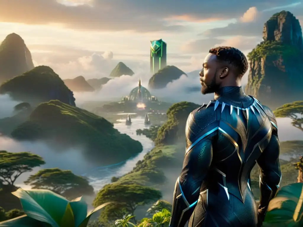 Descubre la vibrante y mística tierra de Wakanda de Black Panther, fusionando religiones y creencias en una arquitectura futurista y motivos africanos