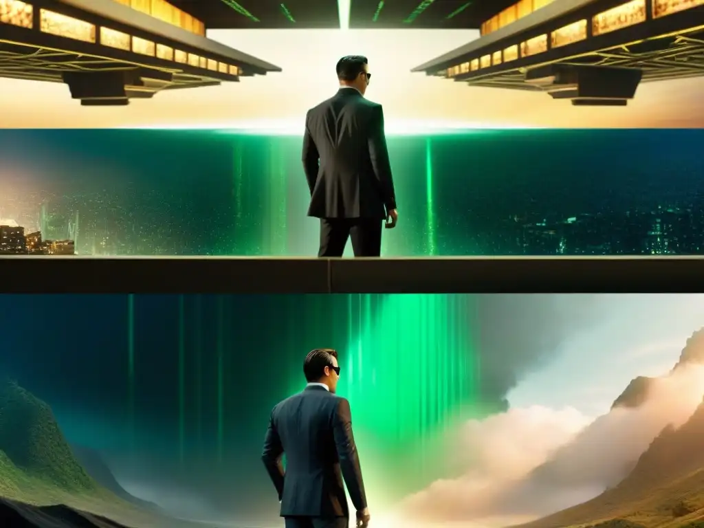 Comparación visual entre 'Inception' y 'The Matrix', resaltando la influencia del sueño en cultura